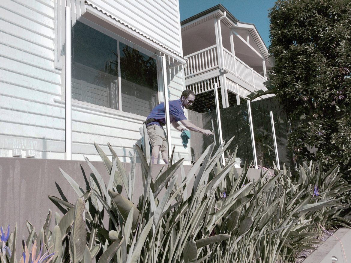 Pool Fence Glass Cleaning Spark Exterior Cleaning